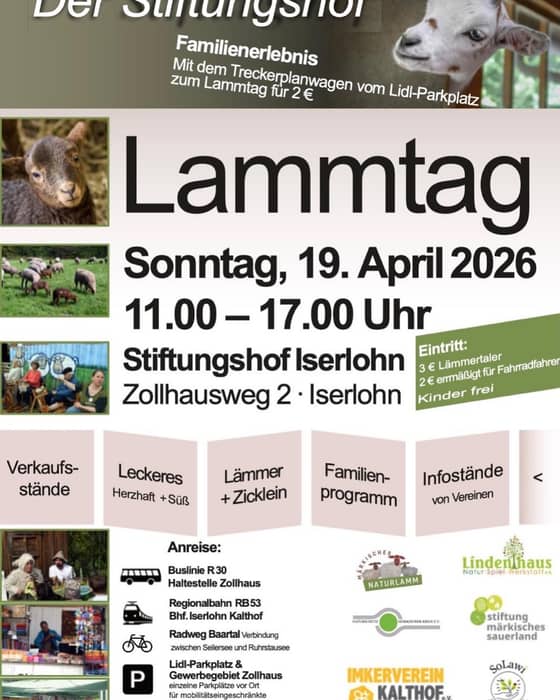 Diesen Sonntag sind wir mit dem Wollstand in Iserlohn auf dem Stiftungshof. Warum denn ausgerechnet da? Aus der Schäferei und von deren Schafen stammt die Wolle der Coburger Füchse, die wir dieses Jahr als Beimischung für unsere Heidschnuckenwolle in Strick- und Webgarn ausprobieren werden. Darauf sind wir alle schon sehr gespannt und die Spinnerei kann damit hoffentlich bald beginnen. 😊